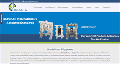 Desktop Screenshot of nirmalapumps.com